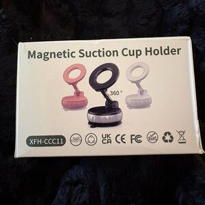 Magnetic Suction Cup Holder - Pink